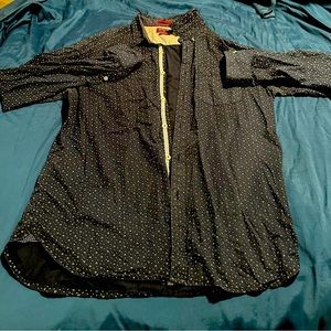 Denim & Flower Dress Shirt